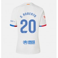 Billiga Barcelona Sergi Roberto #20 Borta fotbollskläder Dam 2023-24 Kortärmad